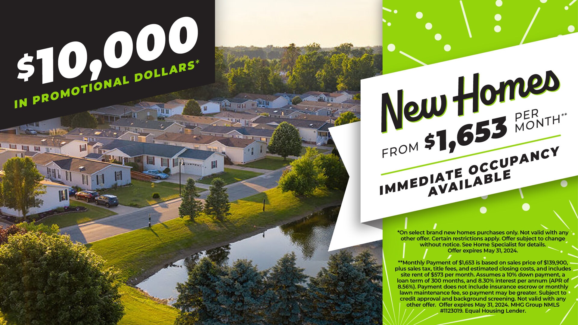 New Homes $5,000 Down Payment Match